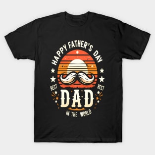 happy father’s day 2024 to the best dad in the world T-Shirt